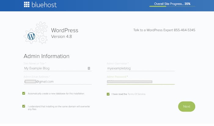 Wordpress-configuration-details