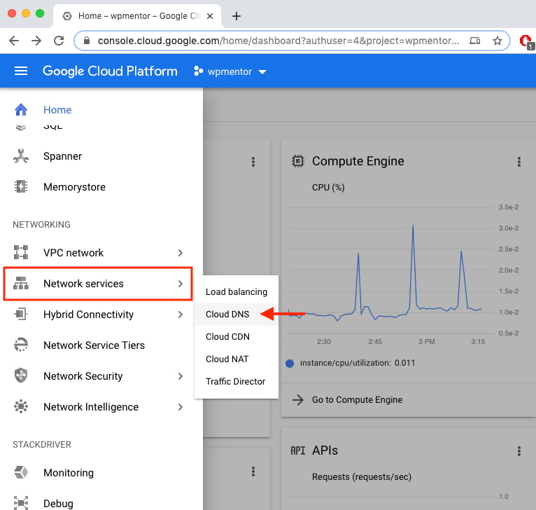 Google Cloud Cloud DNS